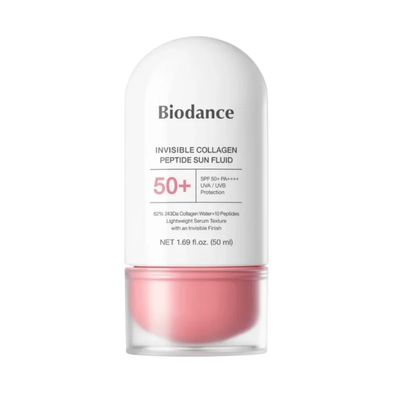 Biodance Invisible Collagen Peptide Sun Fluid niewidoczny fluid przeciwsłoneczny z kolagenem i peptydami SPF 50+ PA++++, 50 ml