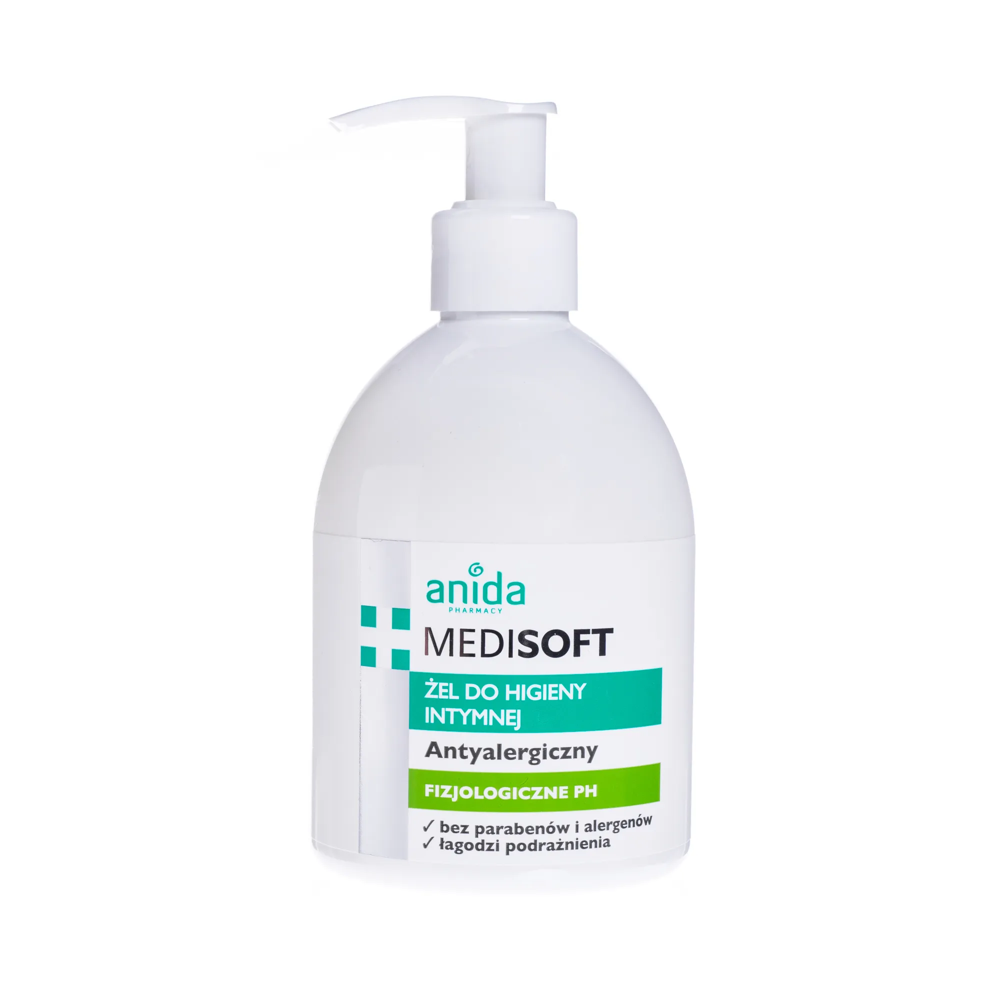 Anida MediSoft, hypoalergiczny żel do higieny intymnej, 300 ml 
