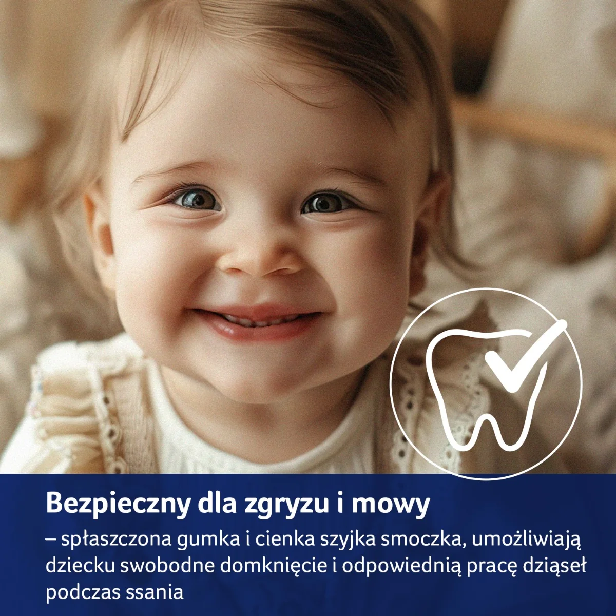 LOVI Smoczek silikonowy dynamiczny 6-18m Blossom Blue 2 sztuki