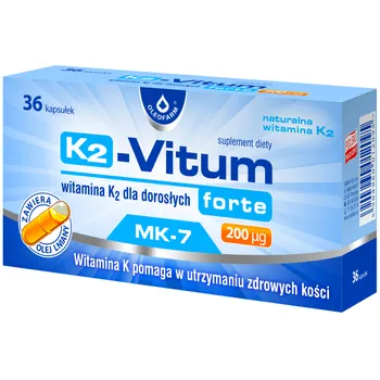 K2-Vitum forte 200 mcg, suplement diety, 36 kapsułek 