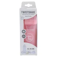 Twistshake butelka antykolkowa pastelowa różowa, 1 szt.