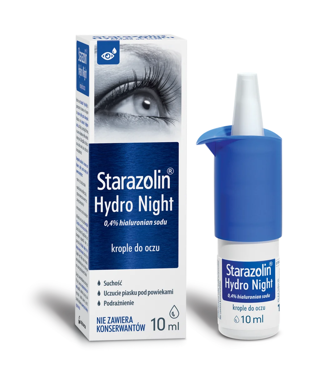 Starazolin Hydro Night krople do oczu, 10 ml