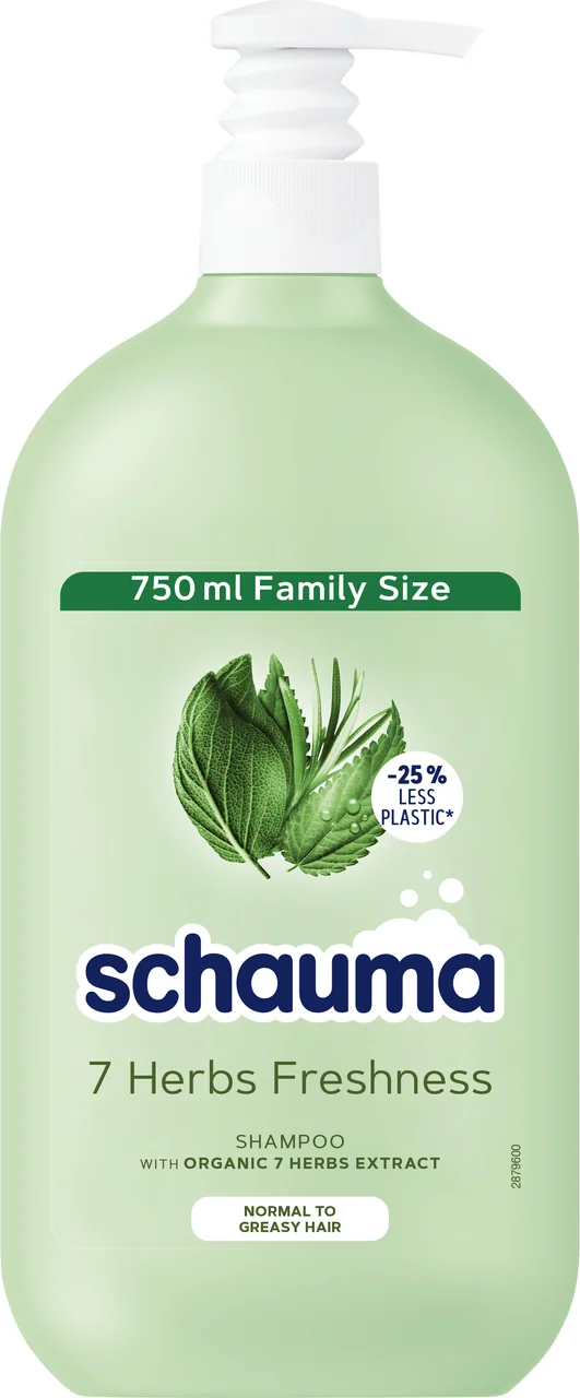 Schauma 7 Herbs Freshness szampon do włosów, 750 ml