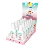 SOS Spray Ochronny o Właściwościach Odstraszających Komary, display 12 x  40 ml