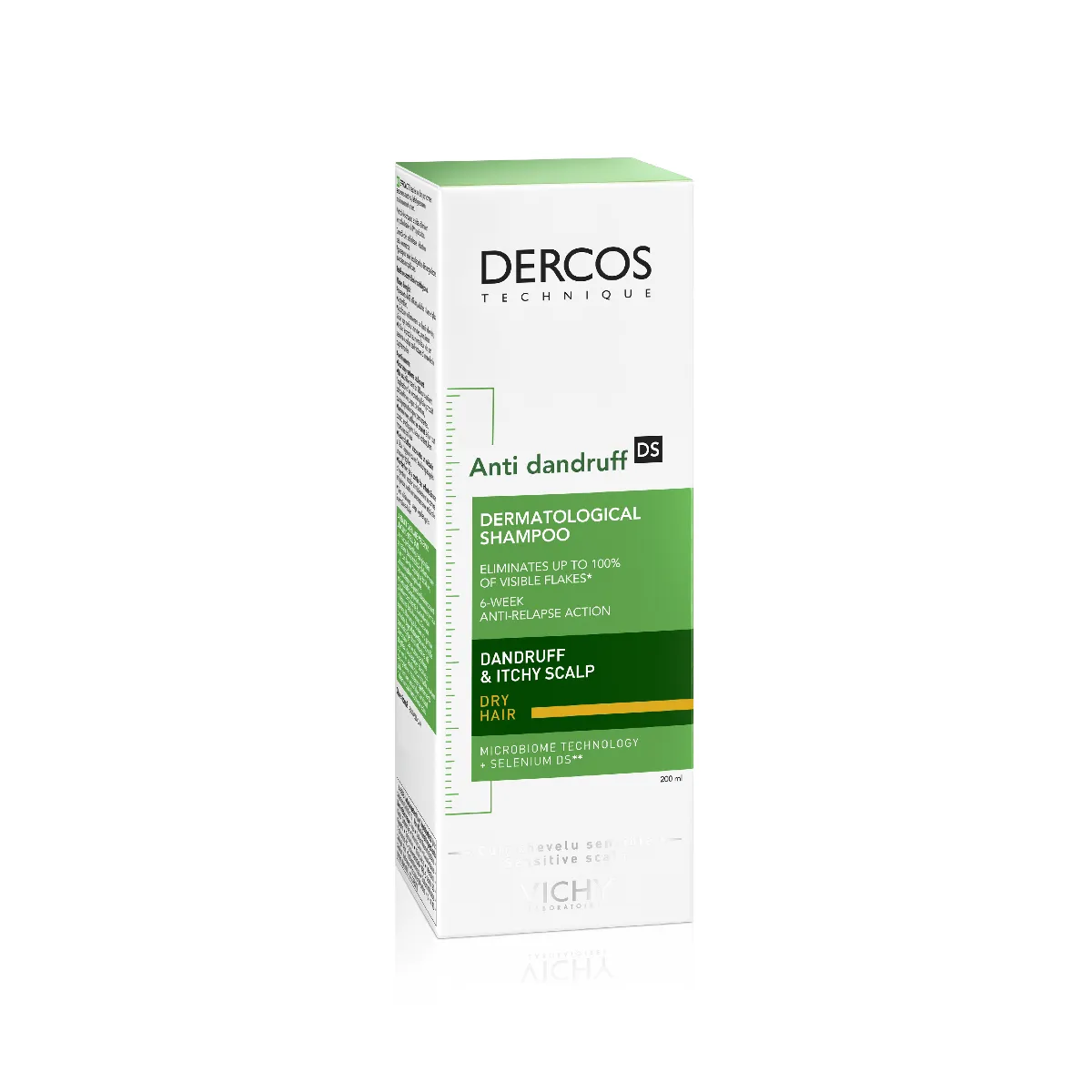 Vichy Dercos, szampon przeciwłupieżowy do włosów suchych, 200 ml 