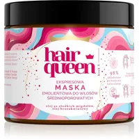 Hair Queen ekspresowa maska emolientowa do włosów średnioporowatych, 400 ml
