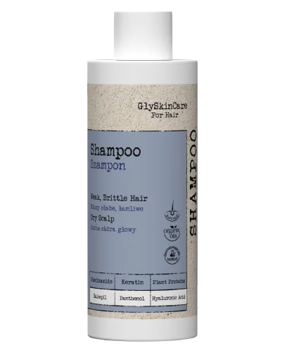 GlySkinCare Nawilżenie szampon do włosów suchych i łamliwych, 200 ml