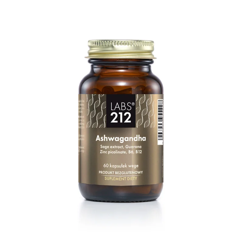 LABS212 Ashwagandha 60 kapsułek wege