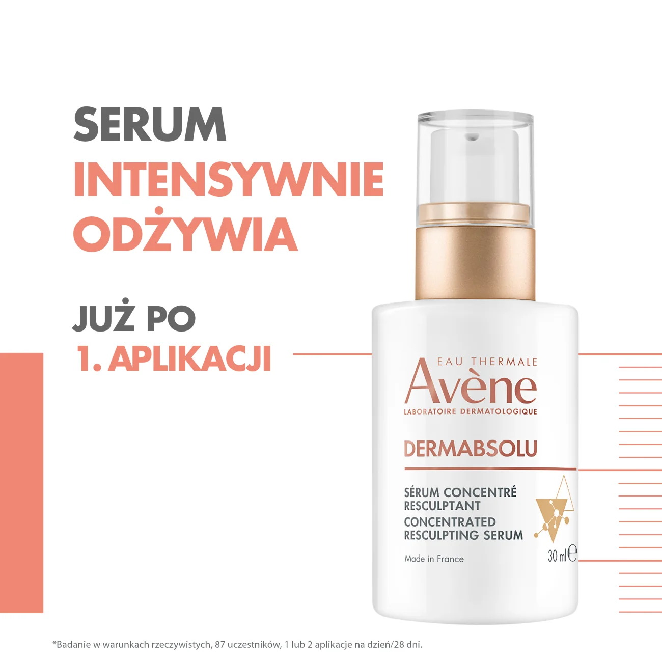 Avéne Dermabsolu serum przywracające kontur twarzy, 30 ml