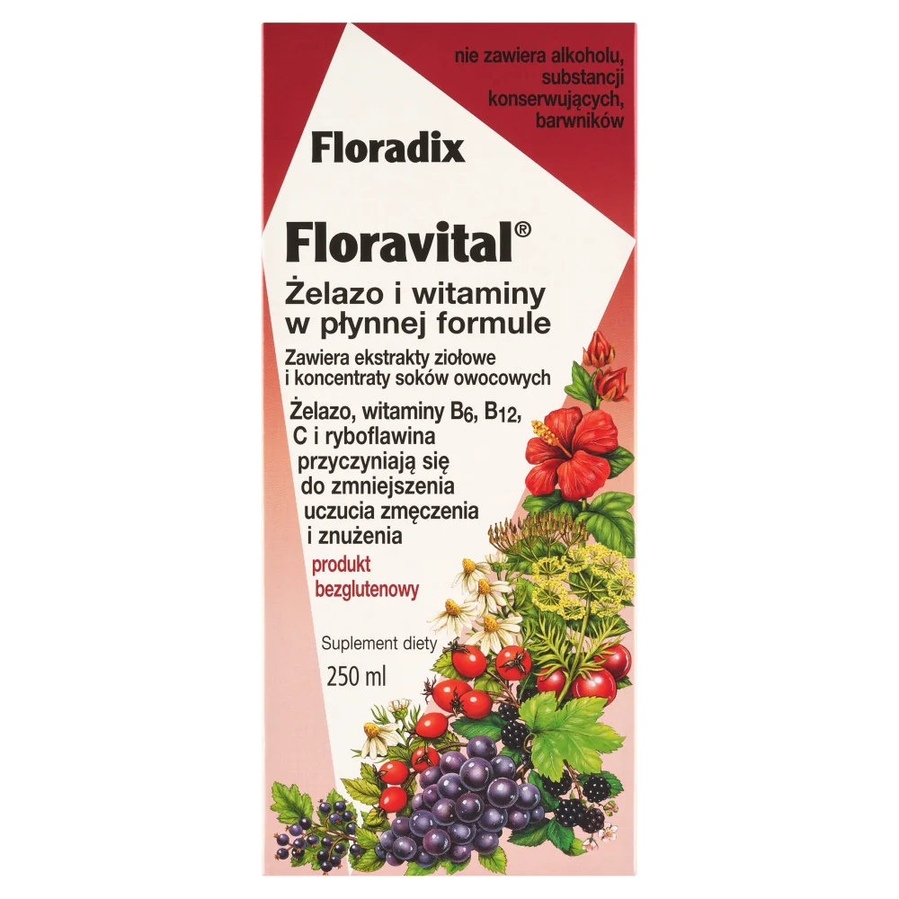 Floradix Floravital płyn, 250 ml