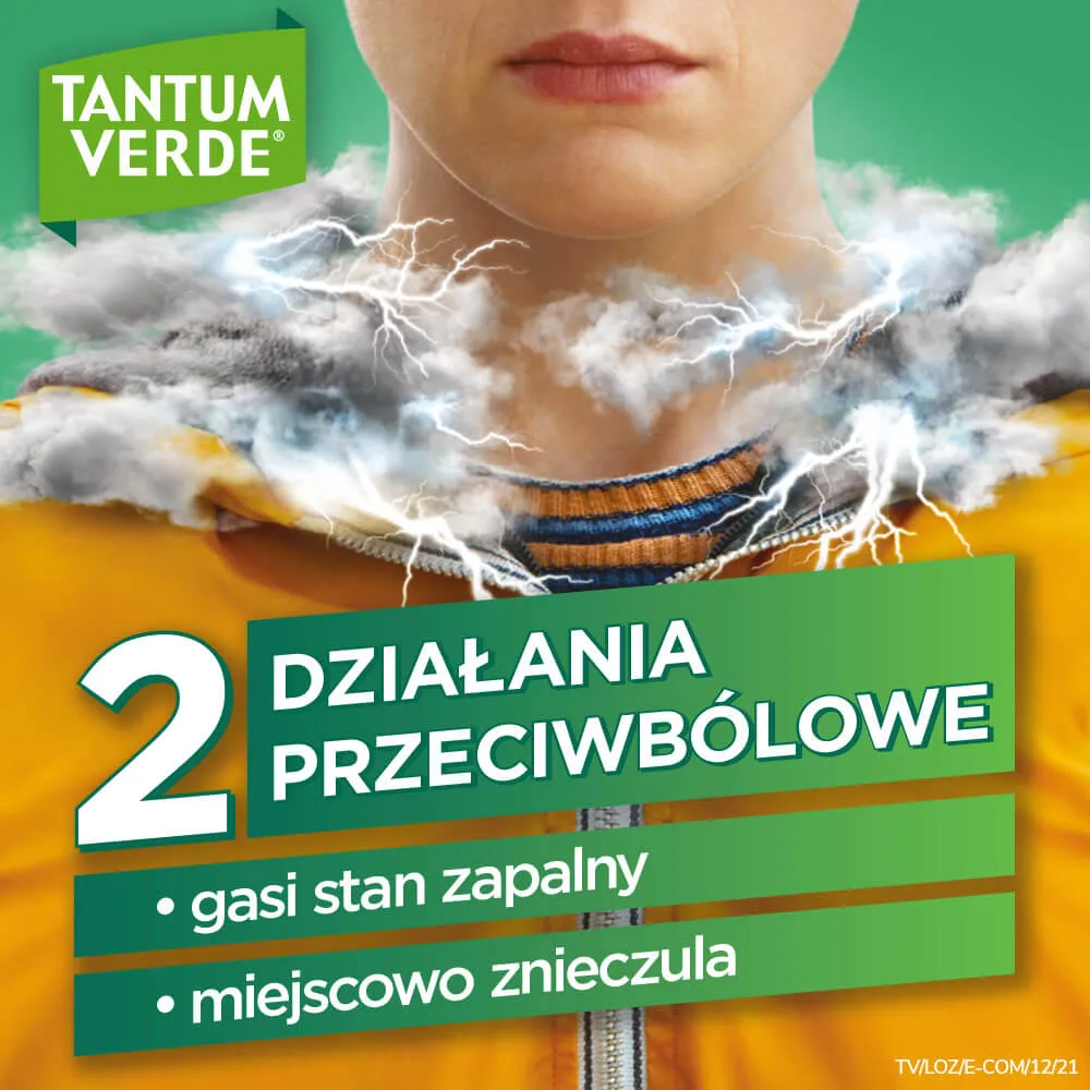 Tantum Verde, smak miodowo pomarańczowy, 30 pastylek do ssania 