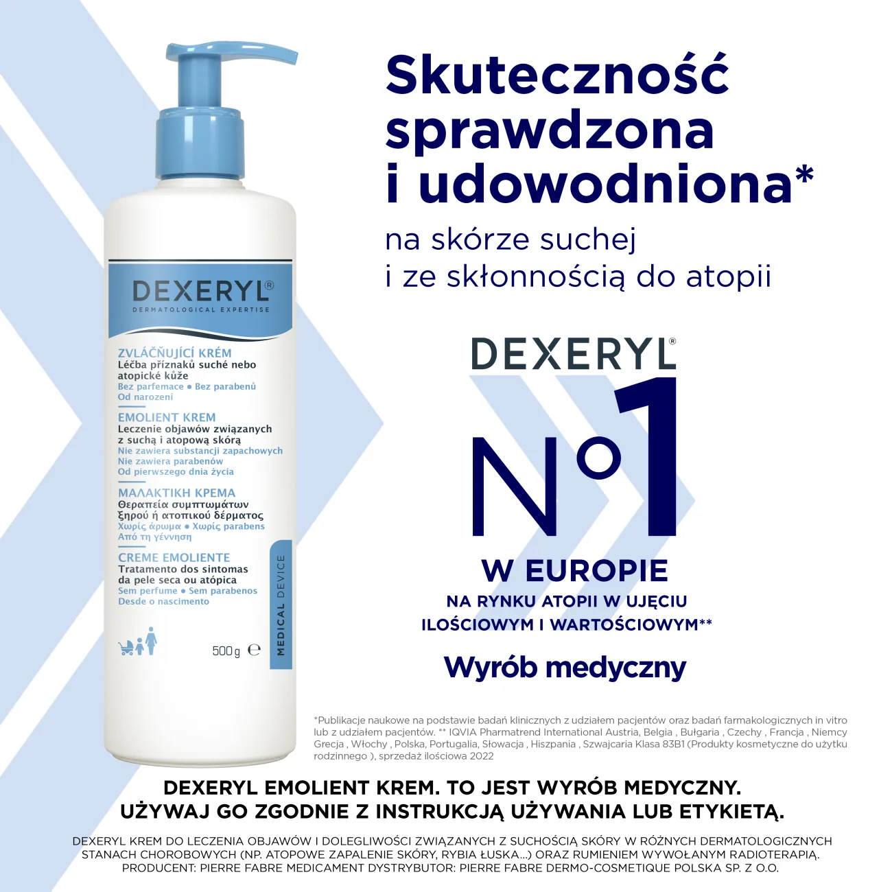 Dexeryl krem emolientowy, 500 g