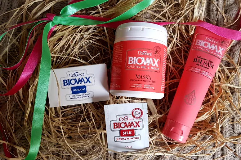 Recenzja maski i balsamu do włosów Biovax Opuntia Oil & Mango 