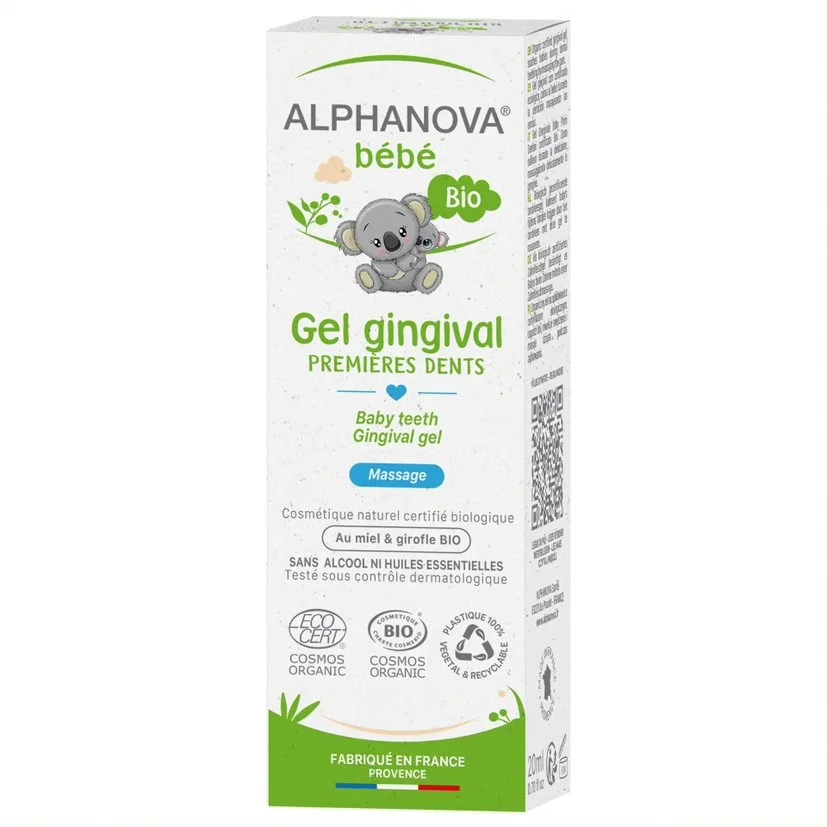 ALPHANOVA bébé organiczny żel łagodzący ząbkowanie, 20 ml