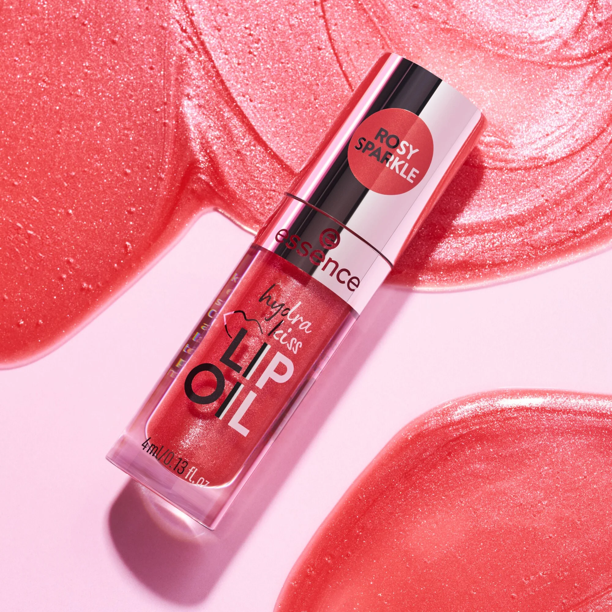 Essence Hydra Kiss Lip Oil olejek do ust 11 Rosy Sparkle, 4 ml