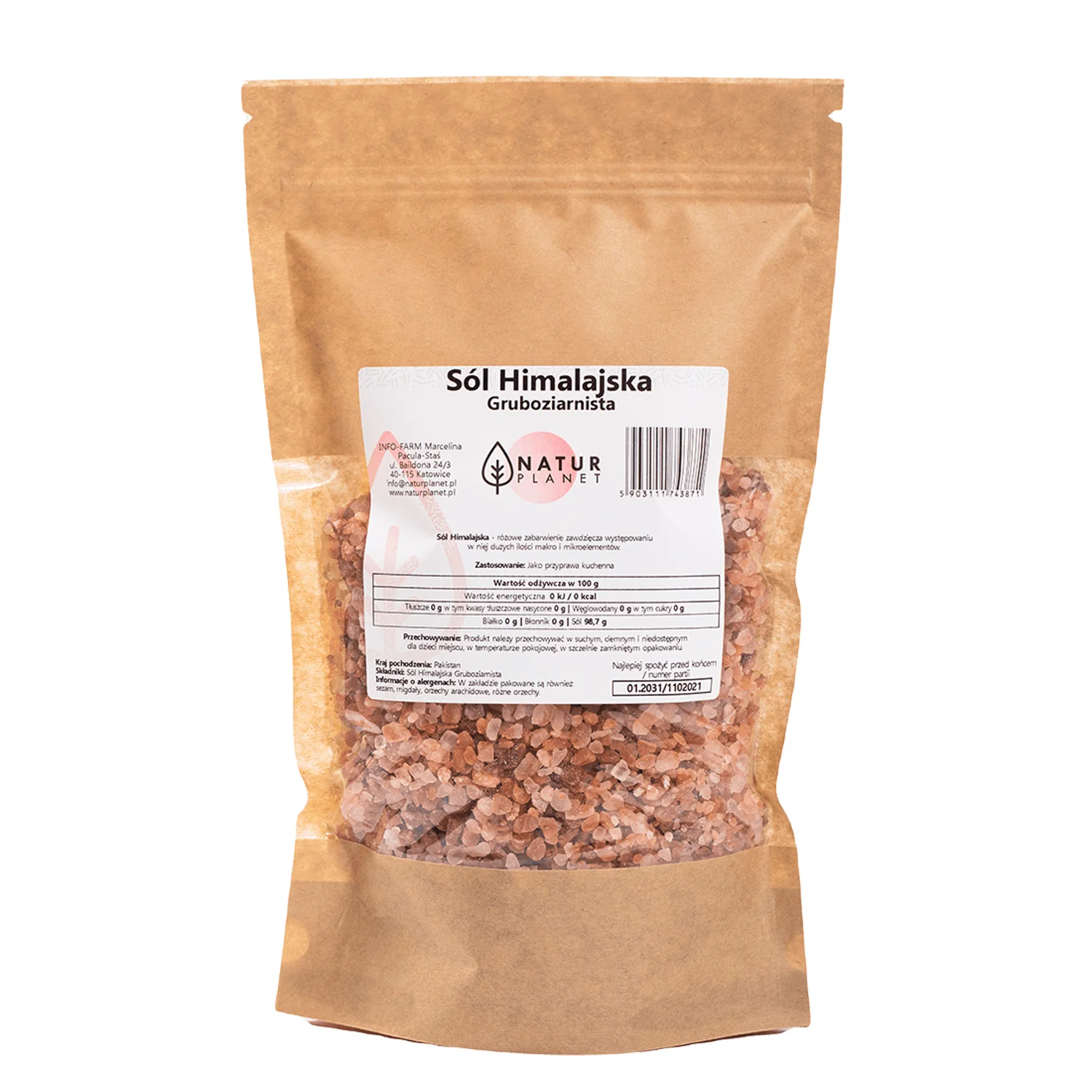 Natur Planet sól himalajska, 500 g