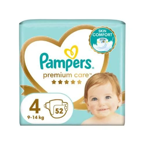 Pampers Premium Care pieluchy, rozmiar 4, 52 szt.