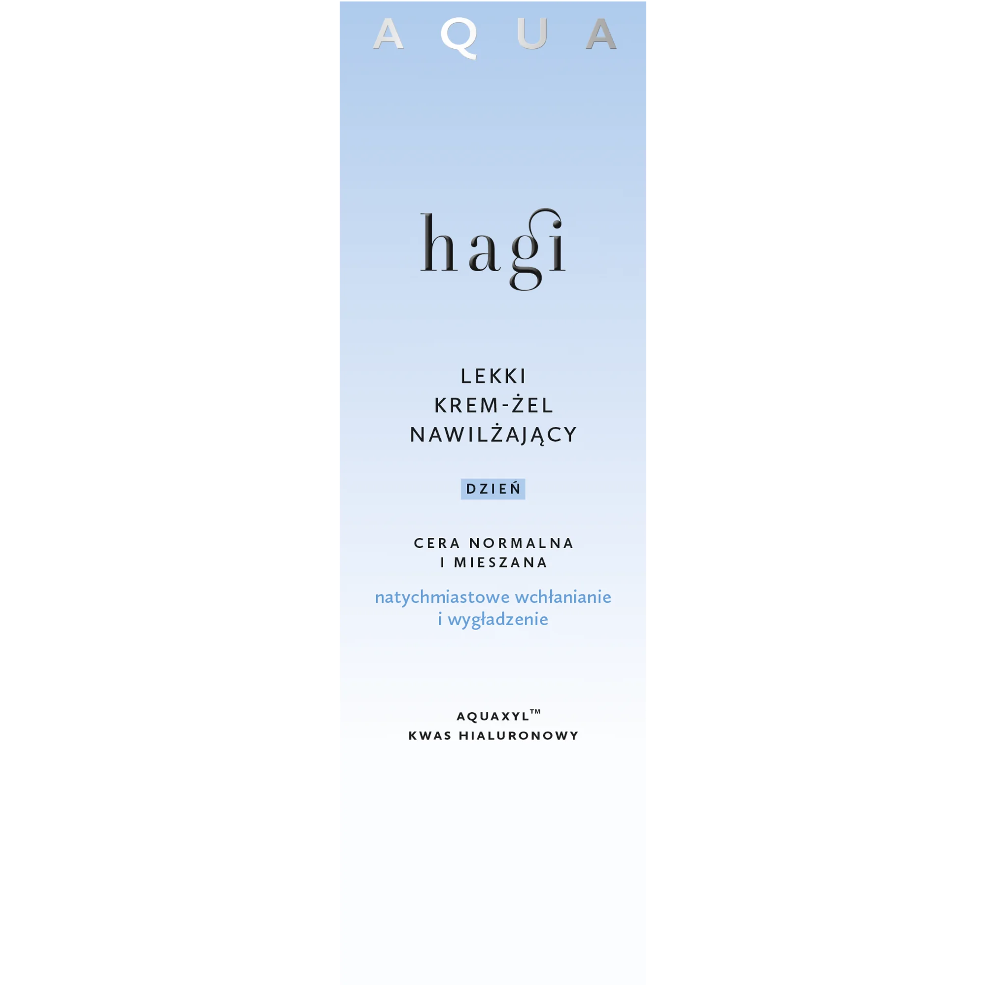 Hagi Aqua Zone żel nawilżający na dzień cera normalna i mieszana, 50 ml