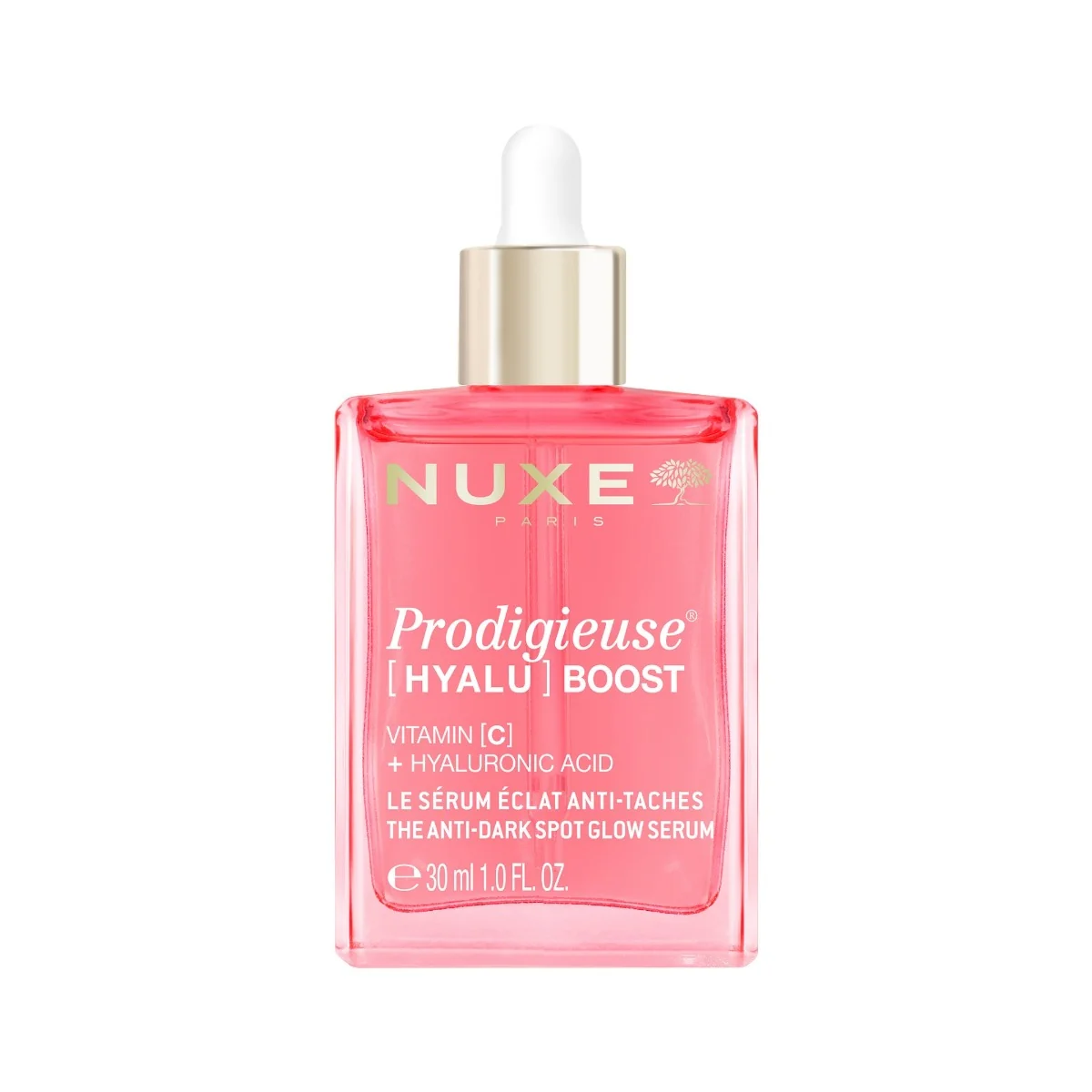 Nuxe Prodigieuse® [Hyalu] Boost nawilżające serum rozświetlające z witaminą C, 30 ml