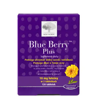 Blue Berry Plus, suplement diety, 120 tabletek 