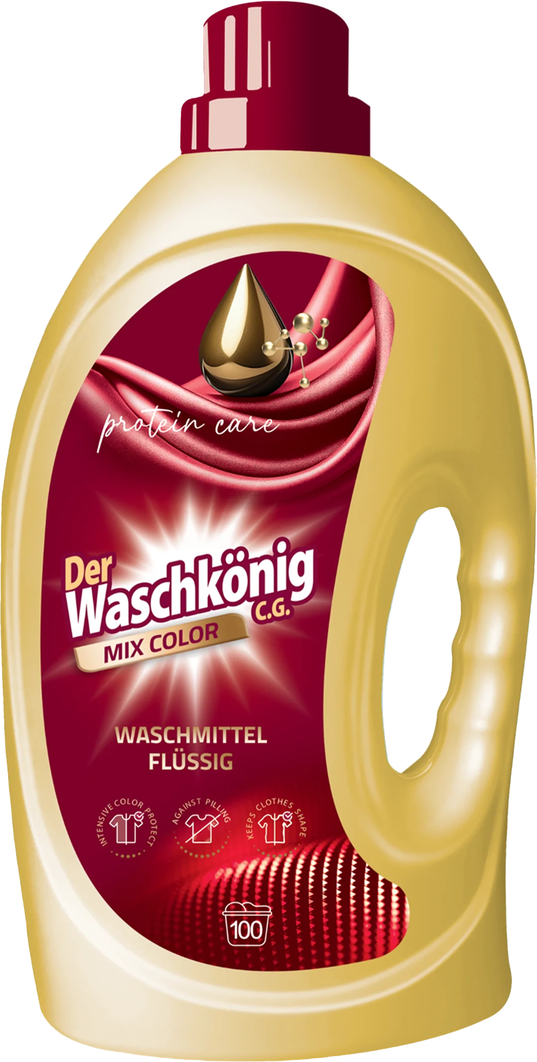 Der Waschkönig C.G. Mix Color płyn do prania 3 l, 100 prań