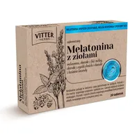 Vitter Melatonina z Ziołami, suplement diety, 20 tabletek