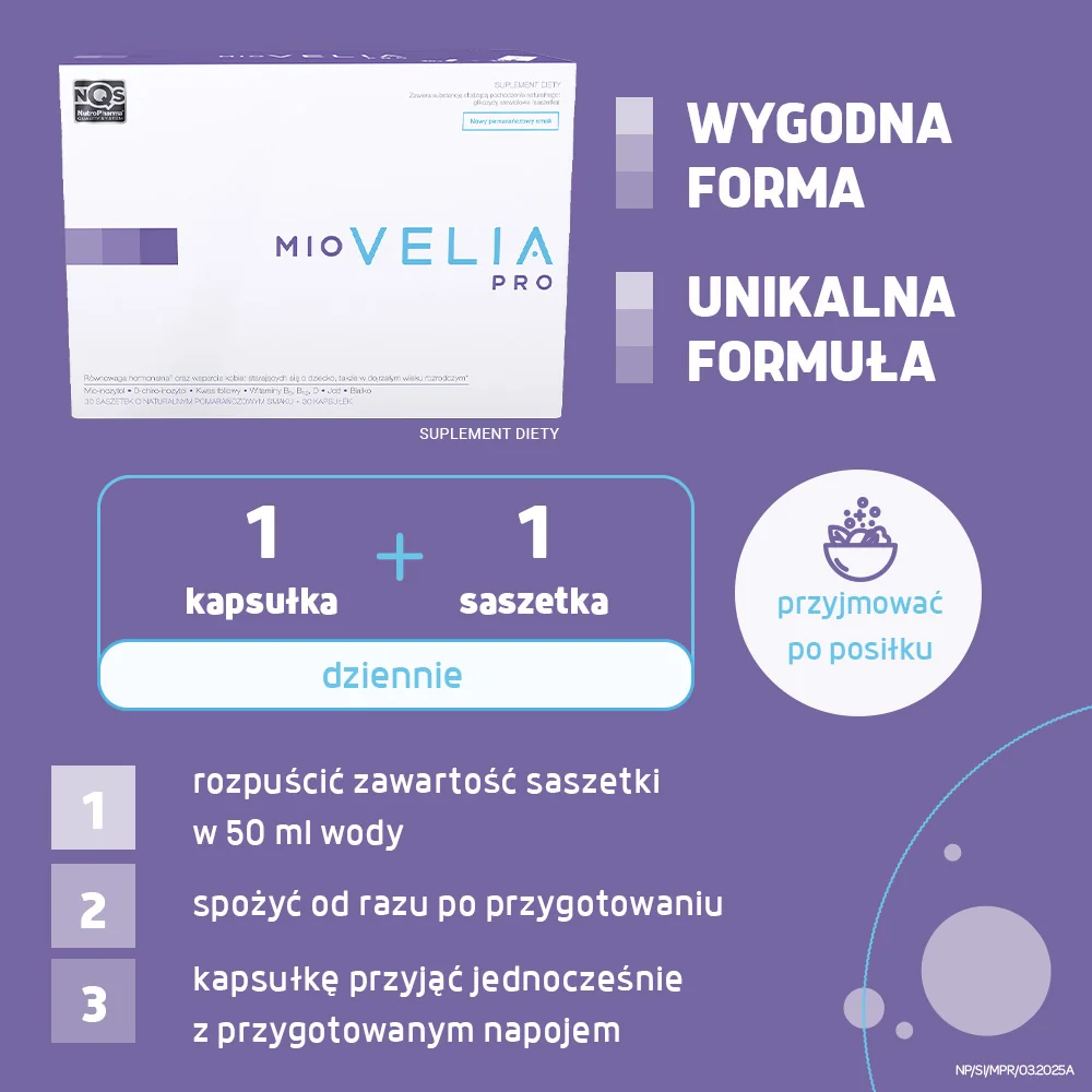 Miovelia PRO 30 saszetek + 30 kapsułek