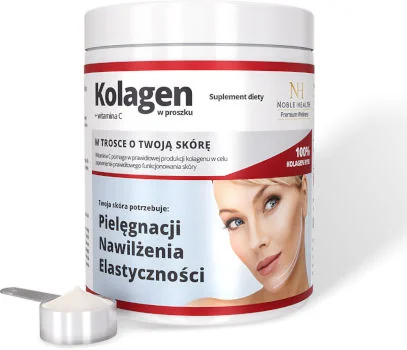 Noble Health Kolagen + witamina C proszek Noble Health Kolagen + witamina C proszek