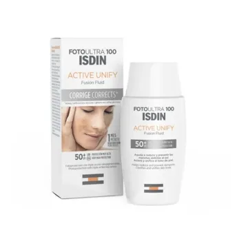 ISDIN Foto Ultra 100 Active Unify Fusion Fluid korygujący przebarwienia SPF 50+  