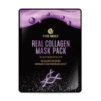 Pax Moly Real Collagen Mask Pack maska w płachcie z kolagenem i komórkami macierzystymi żeń-szenia, 25 ml