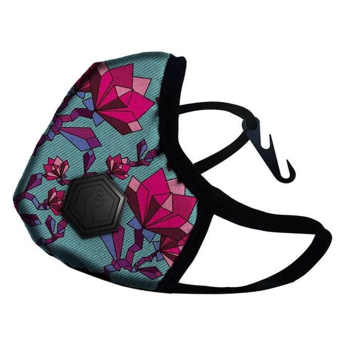 Dragon Casual II maska floral pink, rozmiar S, 1 szt.