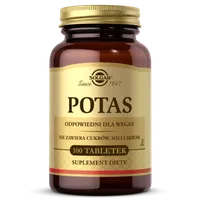 Solgar Potas, suplement diety, 100 tabletek