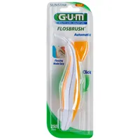 Sunstar Gum Automatic Flossbrush, uchwyt do nici dentystycznych z nicią, 1 sztuka
