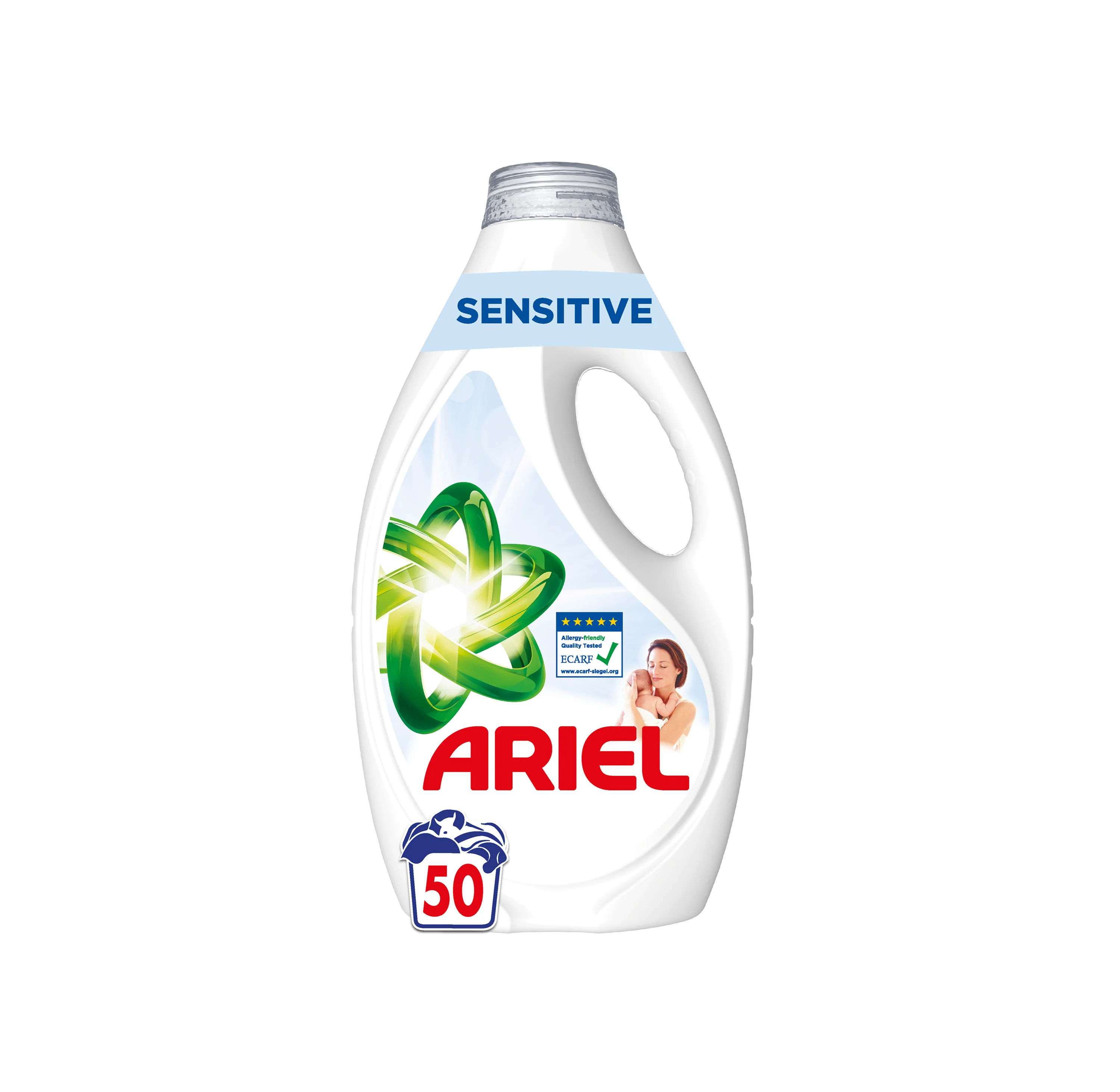 Ariel Sensitive płyn do prania, 50 prań