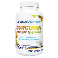 Allnutrition Curcumin + Ginger + Piperine,  100 kapsułek