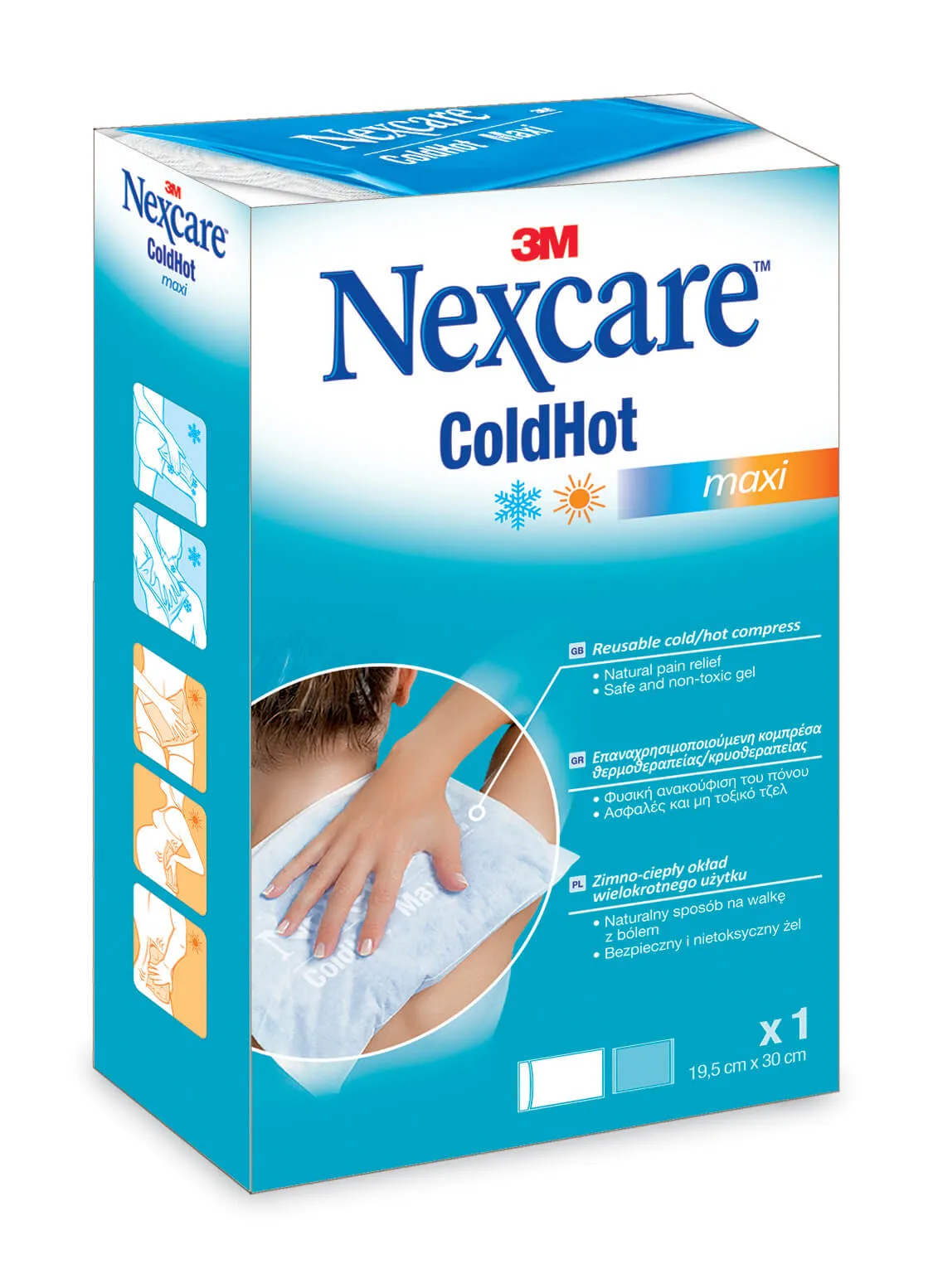 Nexcare ColdHot Maxi, okład żelowy, 1 sztuka