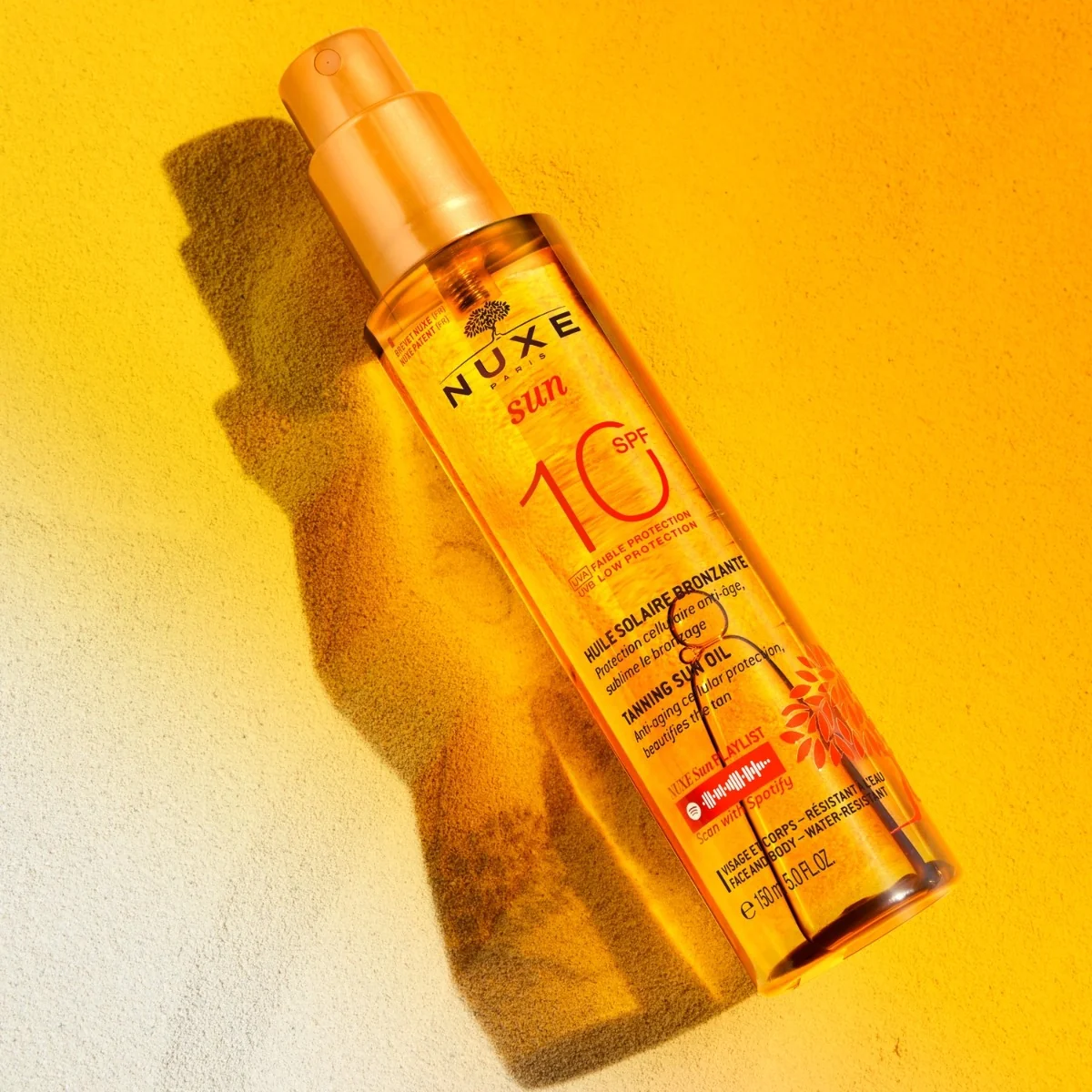 Nuxe Sun olejek do opalania twarzy i ciała SPF 10, 150 ml