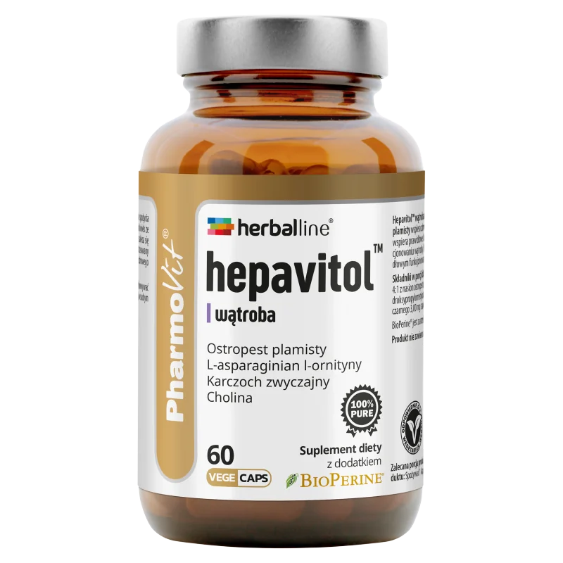 Pharmovit Hepavitol Wątroba 60 kapsułek