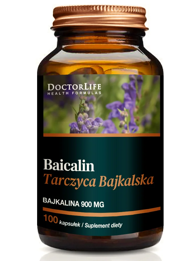 Doctor Life Tarczyca Bajkalska 500 mg suplement diety, 100 kapsułek