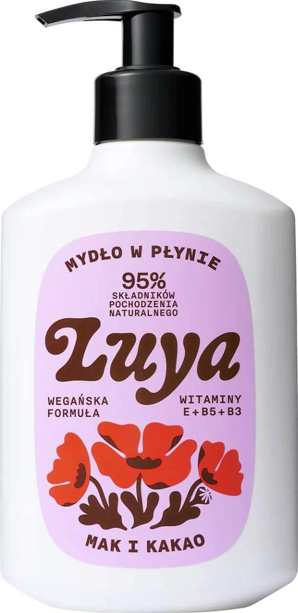 Luya mydło do rąk w płynie Mak i Kakao, 400 ml
