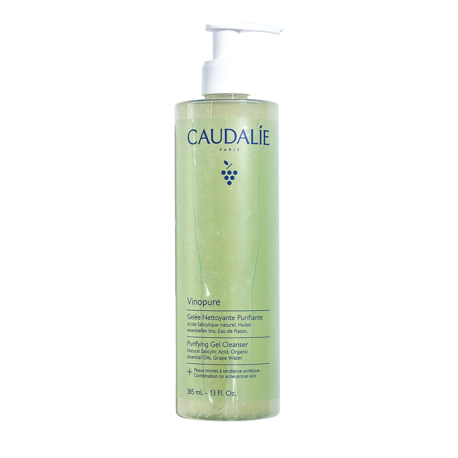 Caudalie Vinopure oczyszczający żel myjący, 375 ml