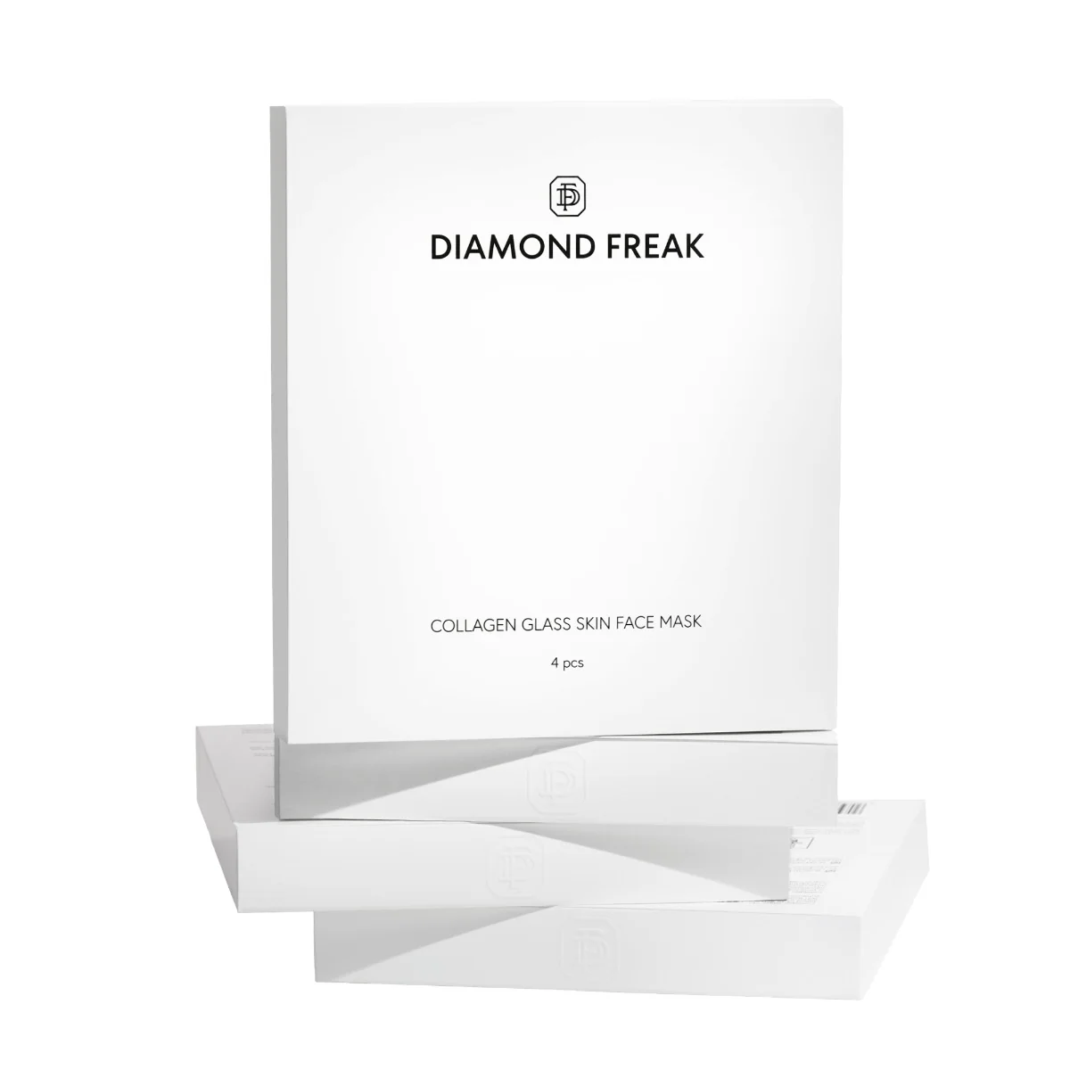 Diamond Freak Collagen Glass Skin Face Mask maska w płachcie do twarzy, 4 x 35 g