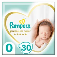 Pampers Premium Care, pieluchy, rozmiar 0, do 3 kg, 30 sztuk