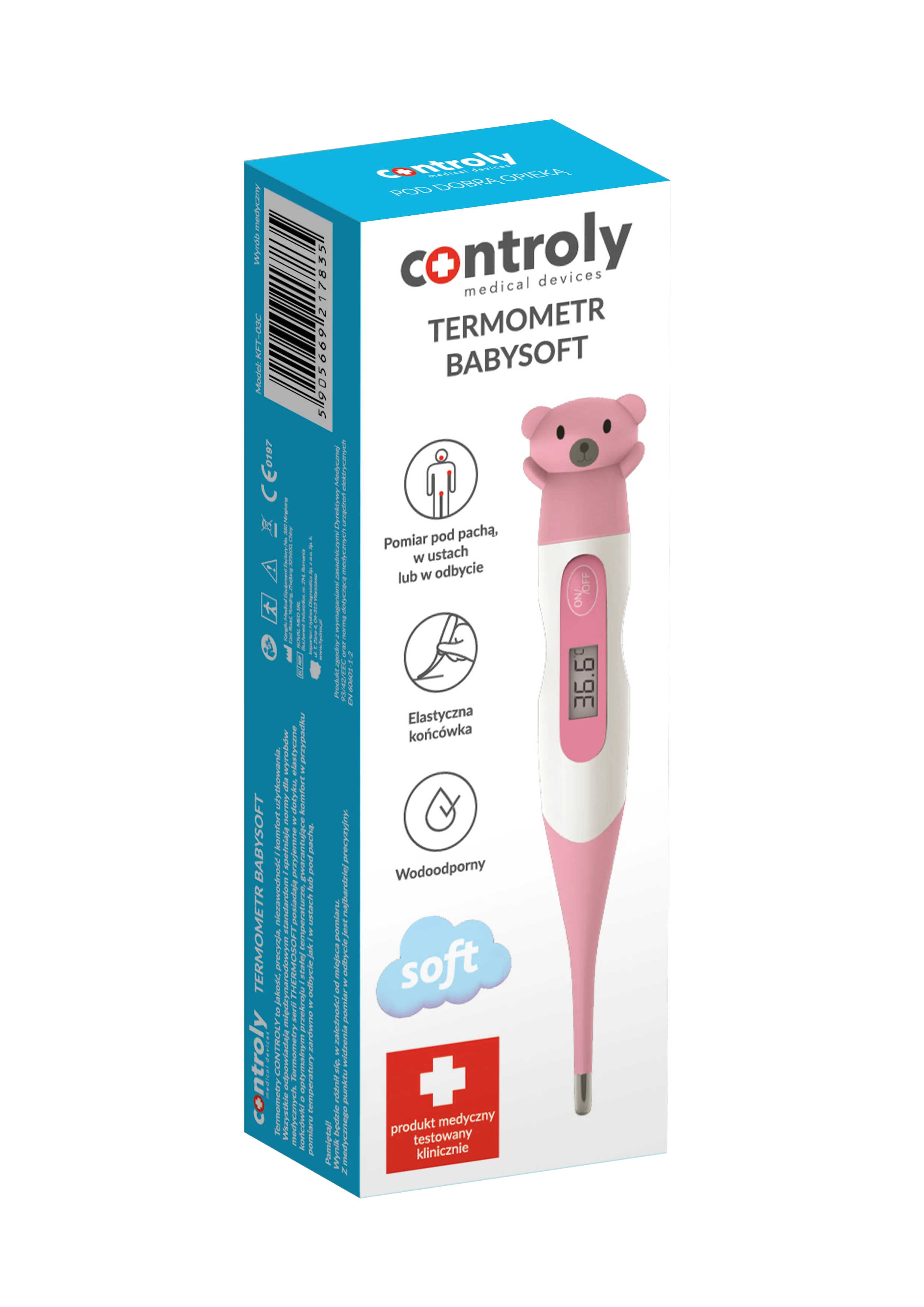 Controly Termometr Babysoft 1 sztuka