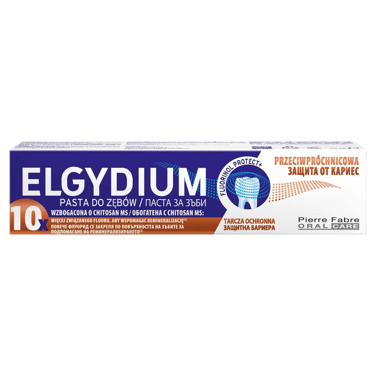 Elgydium, pasta do zębów z Kompleksem Fluorinol Protect + 75 ml