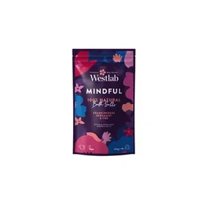 Westlab Mindful odprężająca sól do kąpieli z olejkiem kadzidłowym bergamotką i CBD Westlab Mindful odprężająca sól do kąpieli z olejkiem kadzidłowym bergamotką i CBD