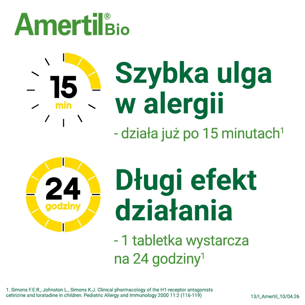 Amertil Bio 10 mg 10 tabletek powlekanych
