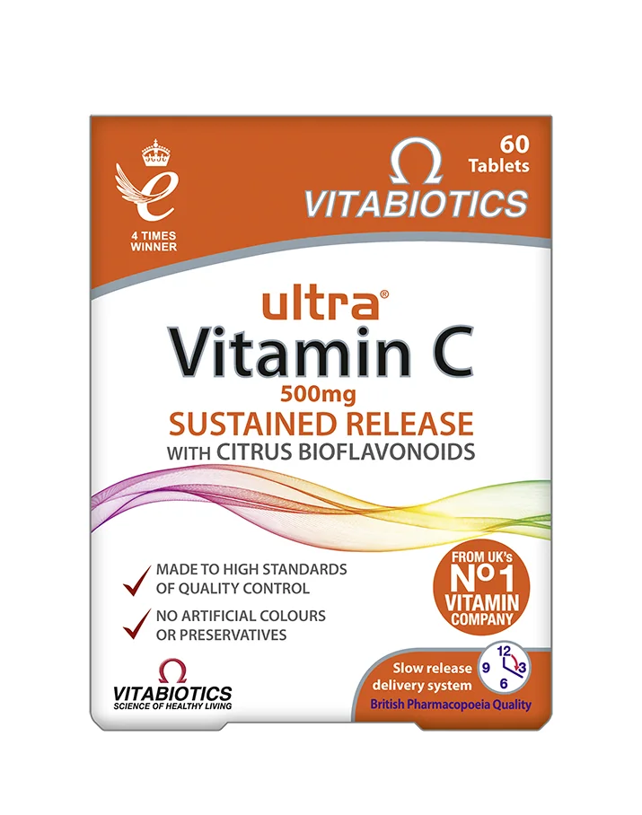 Vitabiotics Ultra Vitamin C SR & Bioflavonoid 60 tabletek
