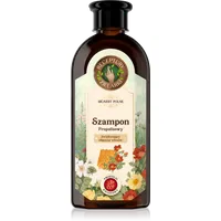 Receptury Zielarki Skarby Polne szampon propolisowy zwiększający objętość włosów Propolis kwiatowy, 350 ml