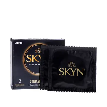 Unimil Skyn, nielateksowe prezerwatywy, 3 sztuki 